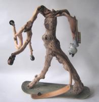 Skateboarding Boy - 2007 - wood and metal - 560mm x 770mm x 910mm