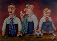 Food for Thought - 2012 - oil on canvas - 1195mm x 866mm