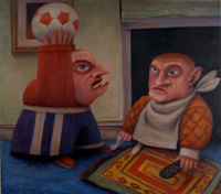 Over Your Head - 2010/11 - oil on canvas - 1220mm x 1080mm