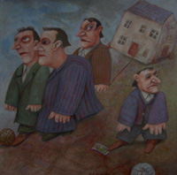 House Hunting - 2011/12 - gouache on paper - 280mm x 284mm