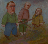 Bring your own Sticks - 2011 - gouache on paper - 265mm x 243mm
